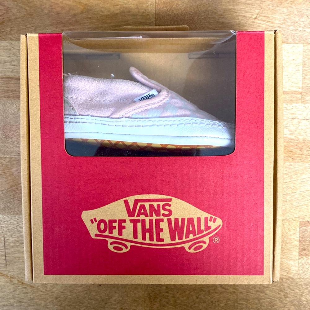 Baby Pink Checkered Vans